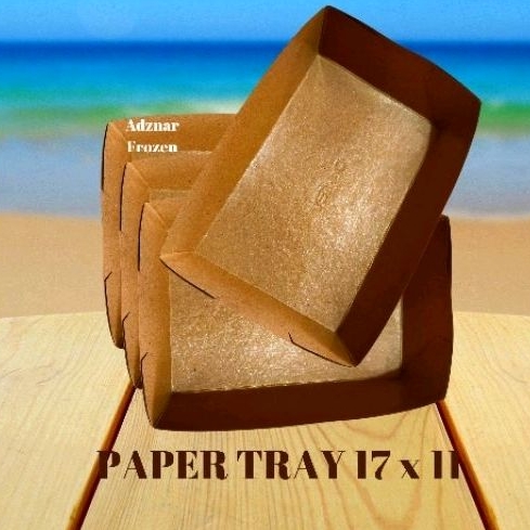 PAPER FOOD TRAY / WADAH / TEMPAT MAKANAN KERTAS