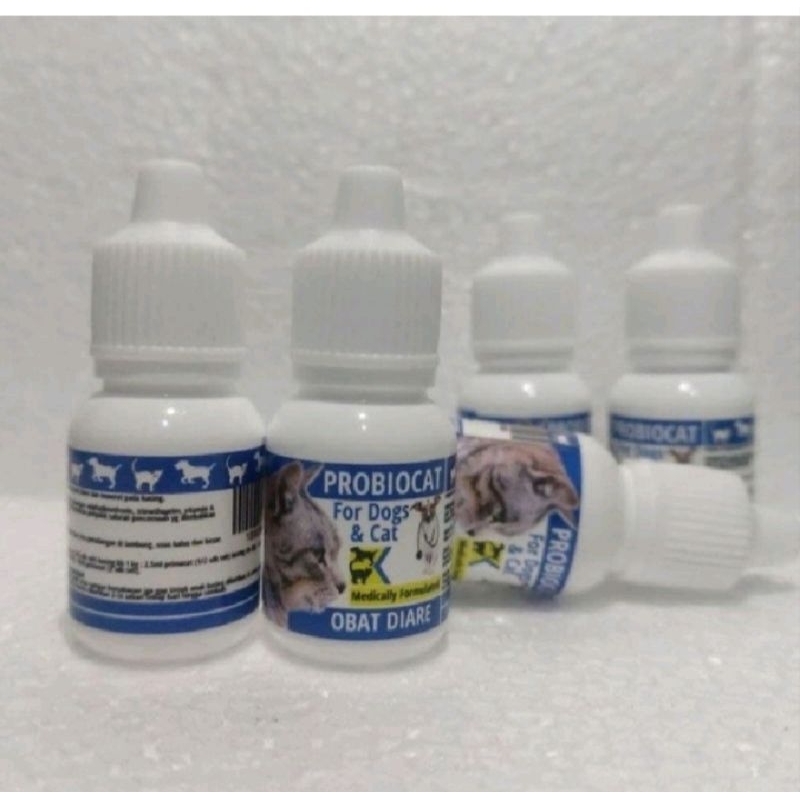 Obat Mencret Kucing Kitten Obat Diare Kembung Muntah Kucing Anjing Ampuh Probiocat 10ml  Shaestore15