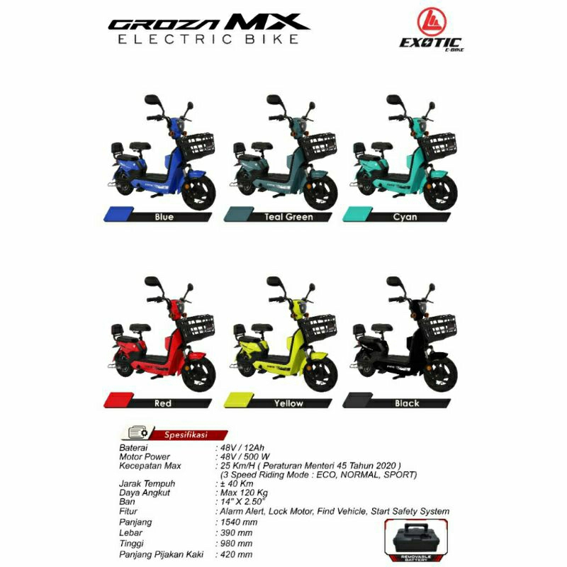 Sepeda Listrik Exotic Groza MX