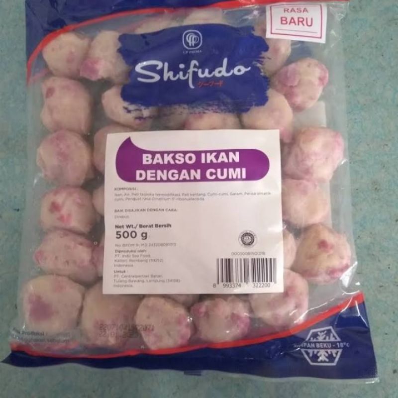 Bakso Bola Ikan Shifudo dengan Cumi 500gr