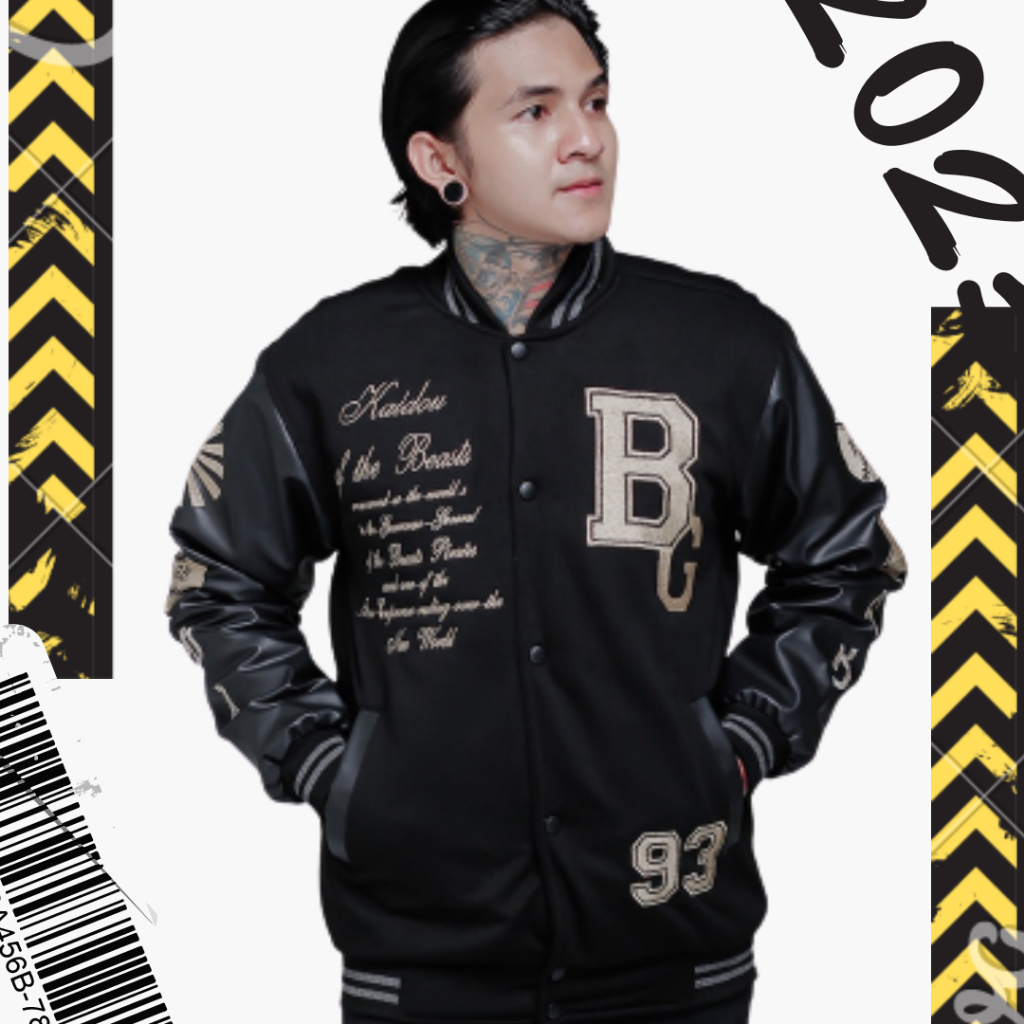 Jaket Pria Cowok Laki Laki Baseball Varsity Jacket Kulit Touring Sunmori Motor Adem Sejuk Nyaman JAP