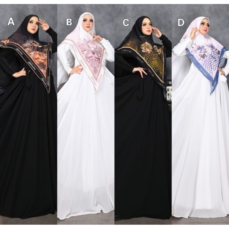 Alisya series by Humaira/ Humaira syar'i/Gamis syar'i Humaira