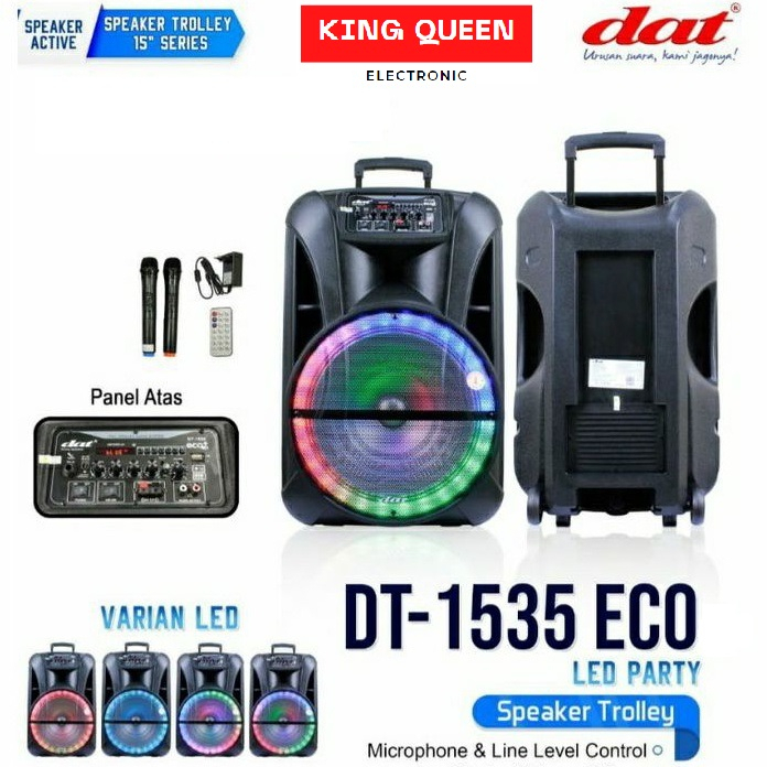 Speaker Portable 15" DAT DT-1535 eco