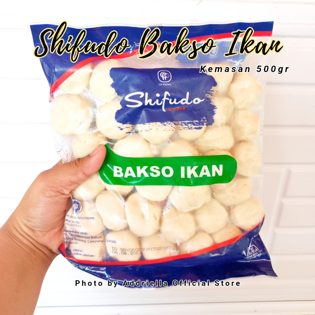 

ADDRIELLA Shifudo Bakso Ikan 500gr | Shifudo/Frozenfood/Frozenfood Murah