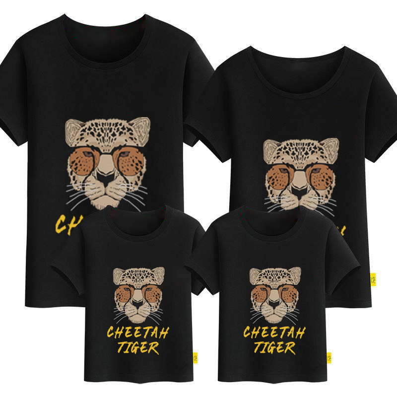 Amspro Baju Kaos Family Kaos Couple Baju Couple Keluarga Kaos Oversized Cheetah