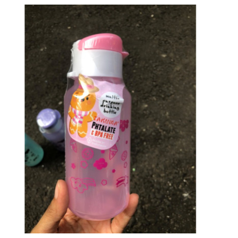 Botol minum flip top 350ml /Botol minum anak plastik/Tumbler/Bottle