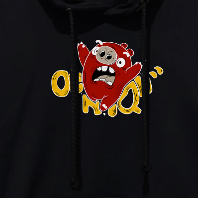 HOODIE PRIA DAN WANITA ORIGINAL OENIQU MOTIF MINION RED