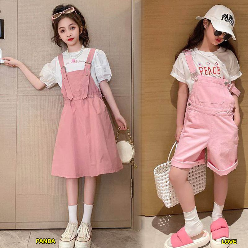 Setelan Overall PINKY Anak Perempuan Model