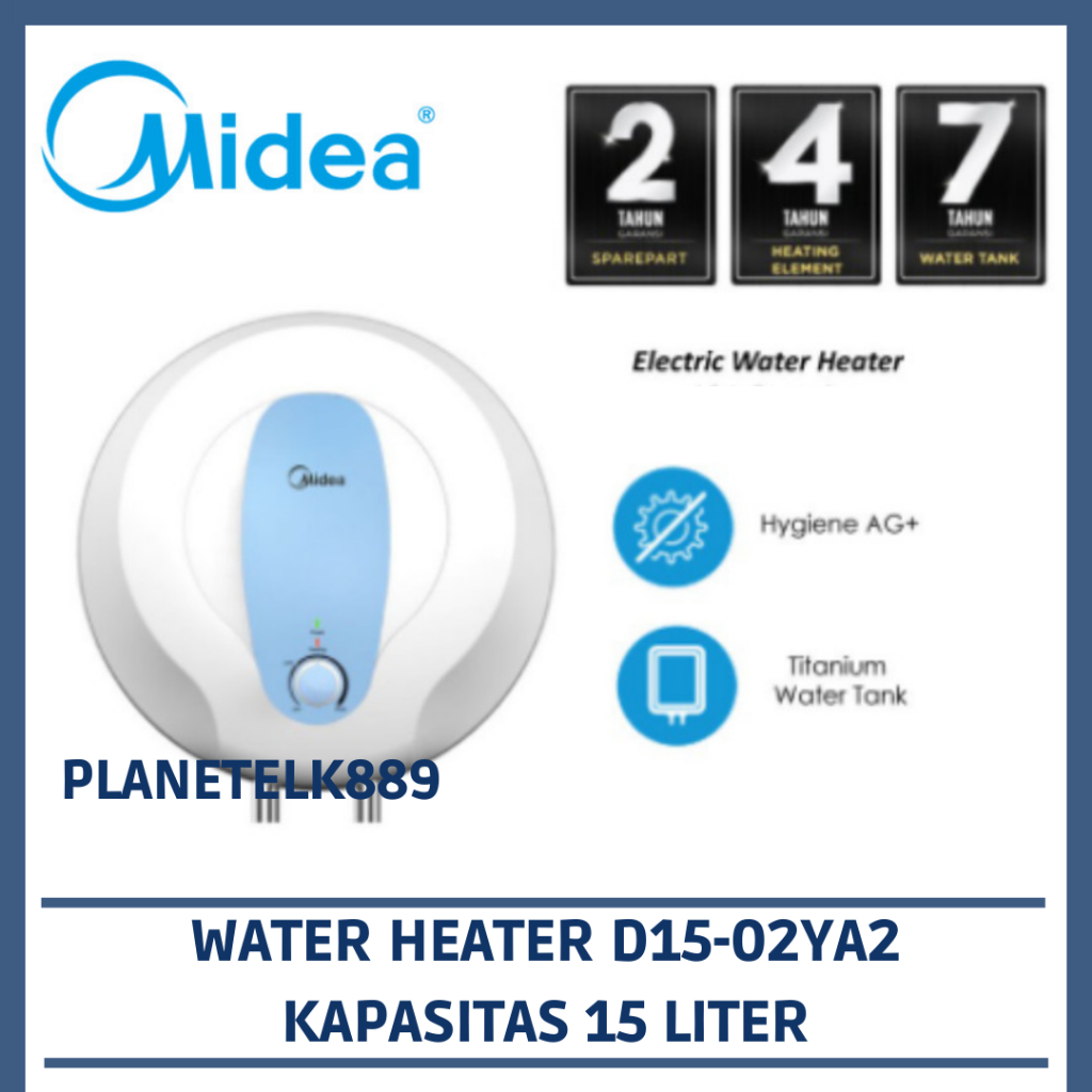 MIDEA D15-02YA2 WATER HEATER KAPASITAS 15 LITER PACKING BUBBLE WRAP