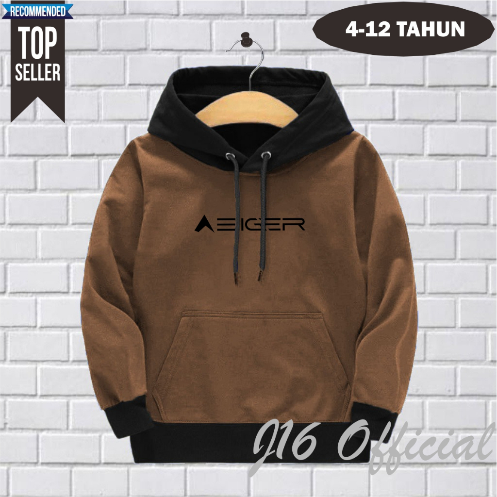 PREMIUM Sweater Hoodie Anak 3-11 Thn Bahan Tebal Lembut dan Adem