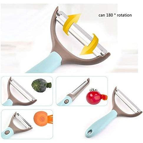 Bei Tuo 3in1 Peeler Stainless Steel - Pisau Pengupas Buah Sayur 0910