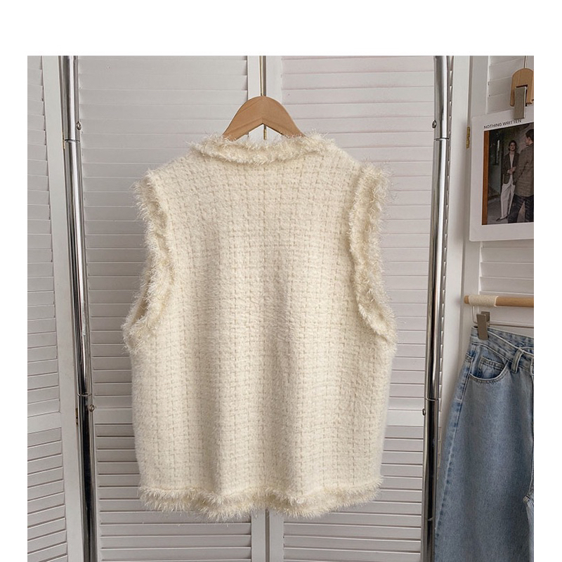 VEST TWEED BULU ROMPI WANITA IMPORT NEW ARRIVAL MX754