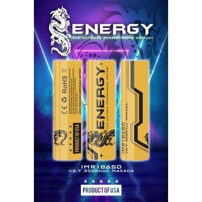 BATERAI 18650 ENERGY 3000MAH 40A 3.7V