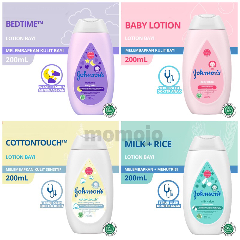 JOHNSON’S BABY Lotion Cream Krim Pelembab Kulit Bayi