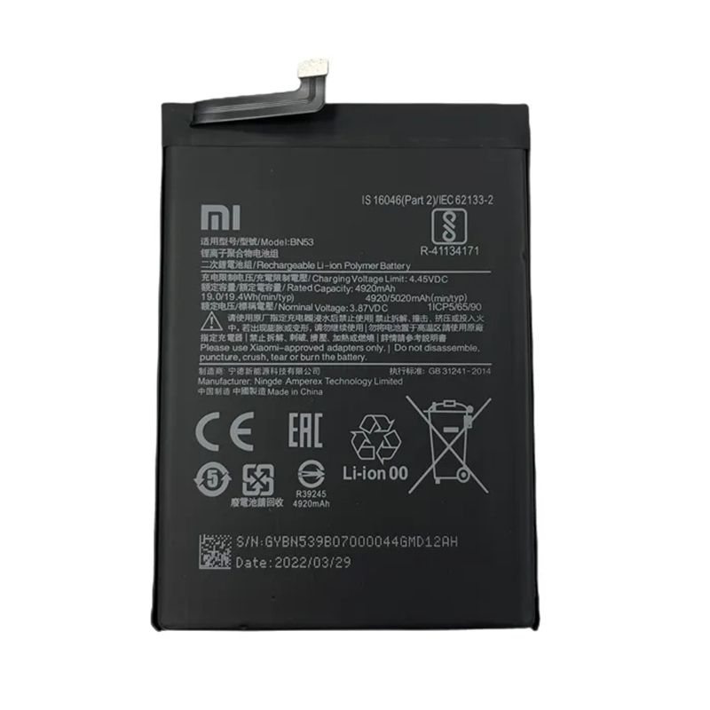 [100% Baru] Baterai Battery Batre Xiaomi Redmi 9 / Note 9 / 9 Pro BN53 ORIGINAL