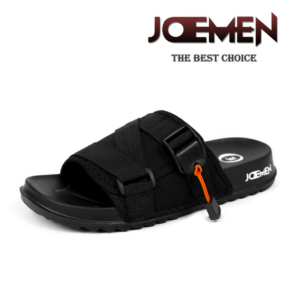 Sandal Pria Slide Joemen S 87 Original 100% Brand Lokal Slip on Sendal Anti Licin Ringan Sandal Cowok Selop Kekinian 2023