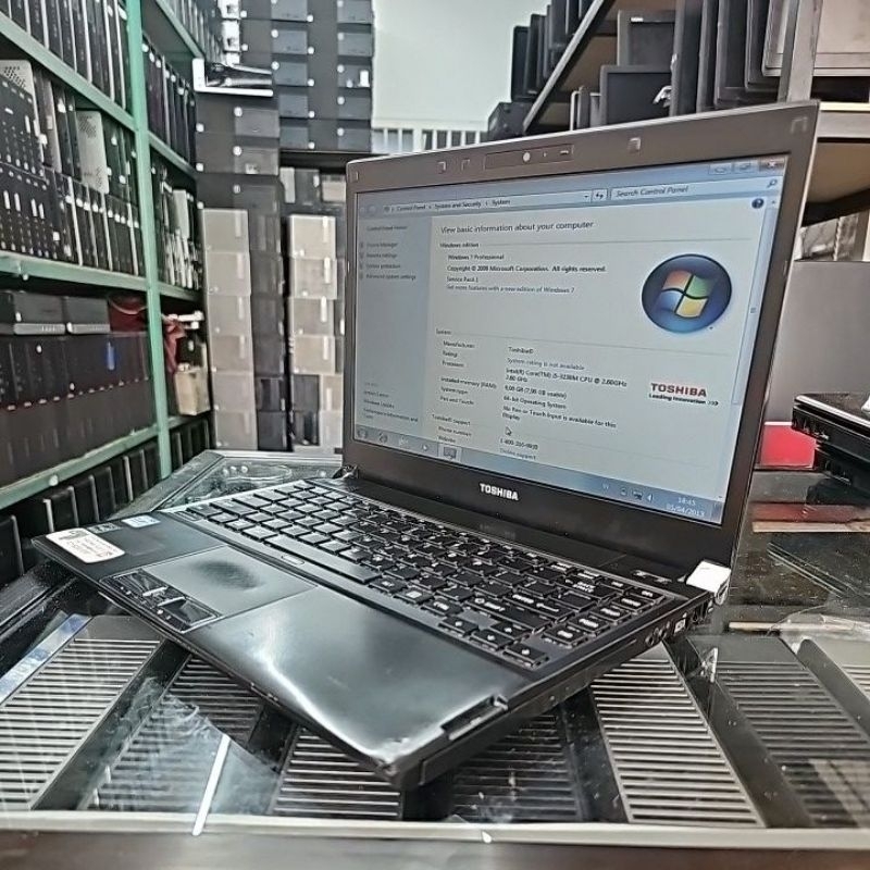 LAPTOP TOSHIBA PORTEGE R930 I5 3230M RAM 8GB HDD 500GB DVD LAYAR 13 INCH MURAH LEBAY