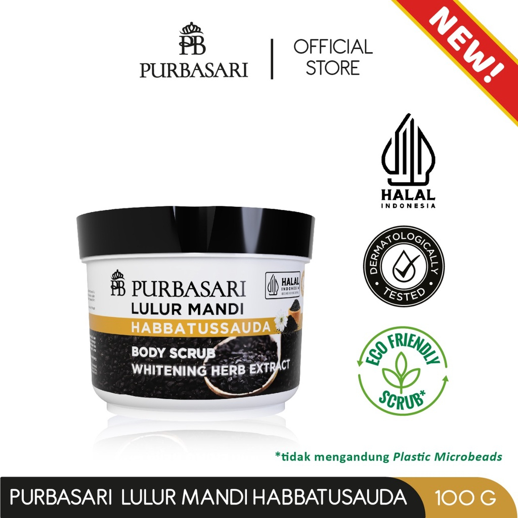 | LB | Purbasari Lulur Mandi 100gr BRightening | Bengkoang | Mutiara | Green tea | Susu&amp;Bengkoang | aloevera | zaitun | putih | habbatussauda | coffee milk | sakura glow - purbasari lulur bpom