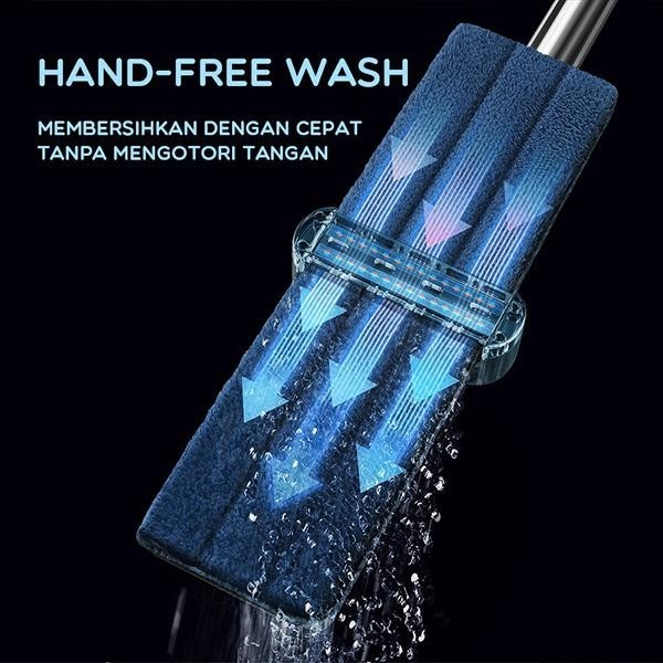 Bonbox BCT701 Hand-Free Cleaning Wash Mop ( Alat Pel Lantai ) Alat Pel Lantai Tongkat Ultra Clear Mop Hand - Free Wash BONBOX BCT701