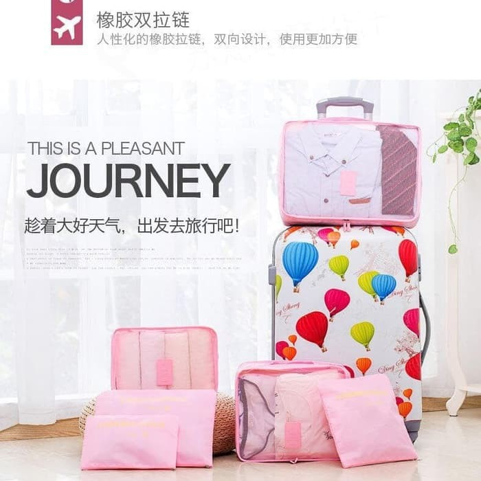 Travel Bag 6 in 1 Secret Pouch 6 in 1