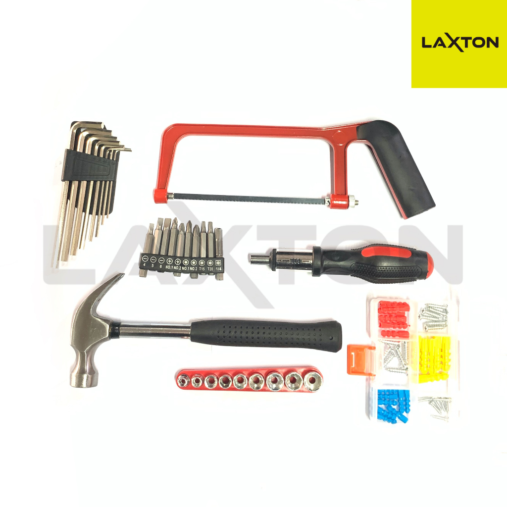 LAXTON toolset toolkit toolbox alat tukang perkakas L03-100 MURAH LARIS