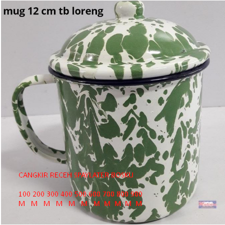 Mug Gelas Cangkir Jadul Motif Loreng Jokowi 12 Cm