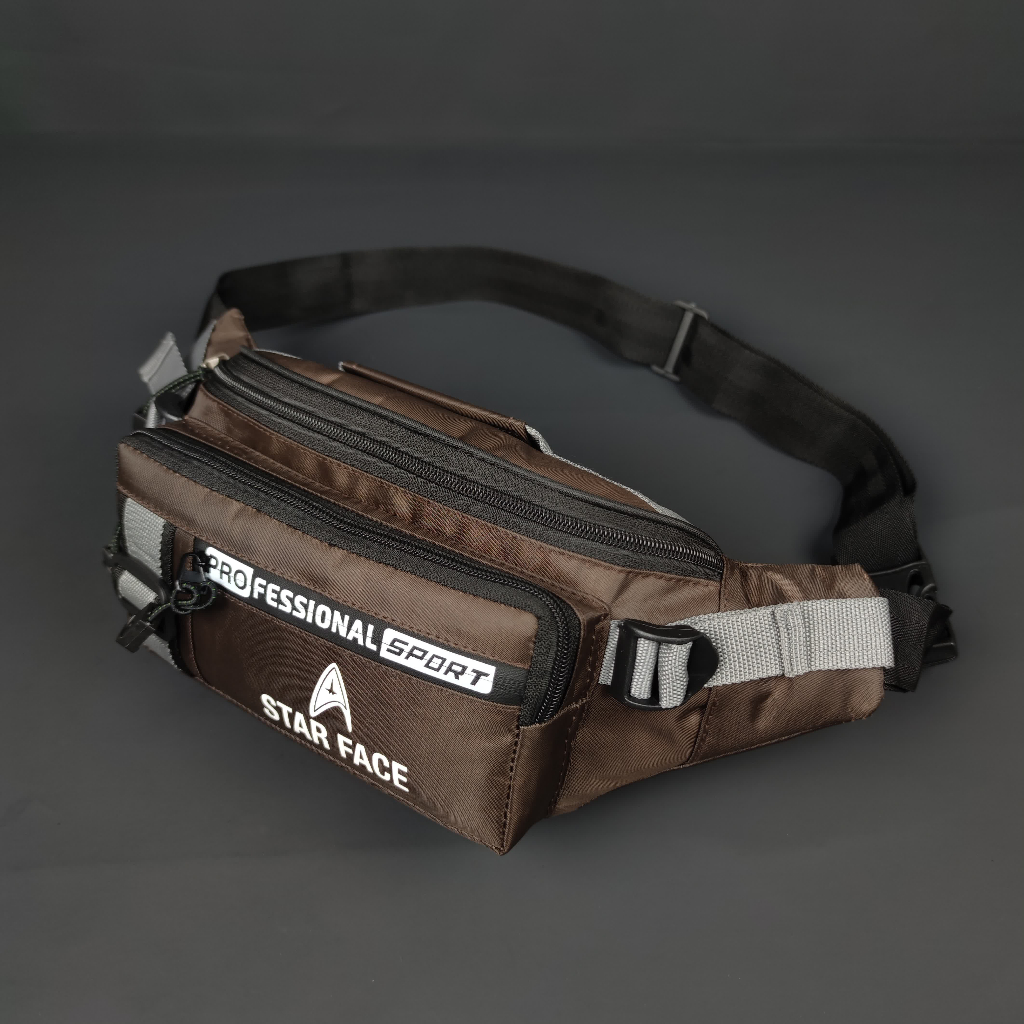 Tas Pria Waistbag Bahan Nilon Parasut STARFACE Terbaru Tas Selempang Bahu