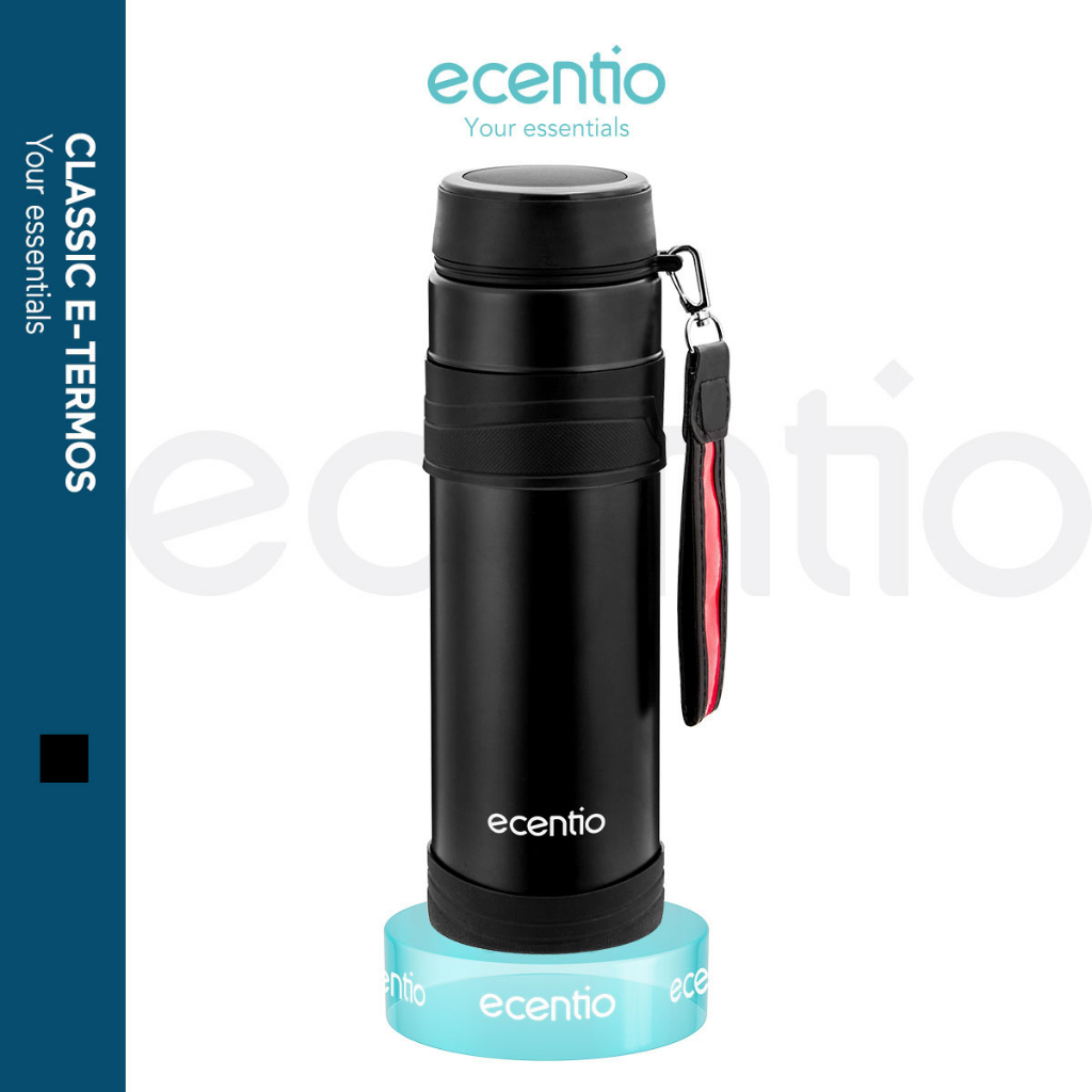 ecentio termos air panas 1 liter stainless steel 304 Vacuum Flask Botol/Tumbler suhu/ Kapasitas Besa