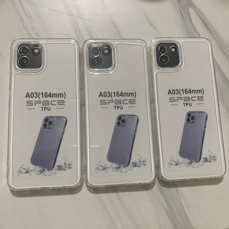 Softcase Samsung A03 A03 Core A04 A04E A04S - Case Clear Bening Space Tpu - UA