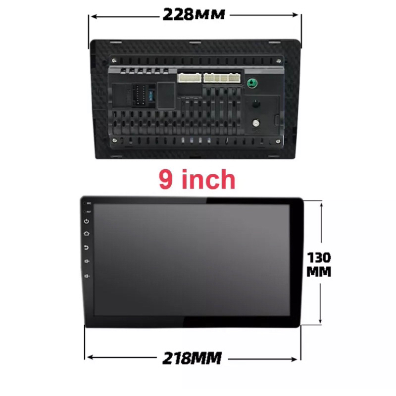 HEAD UNIT DOUBEL DIN ANDROID 9inc RAM 2 INTERNAL 32