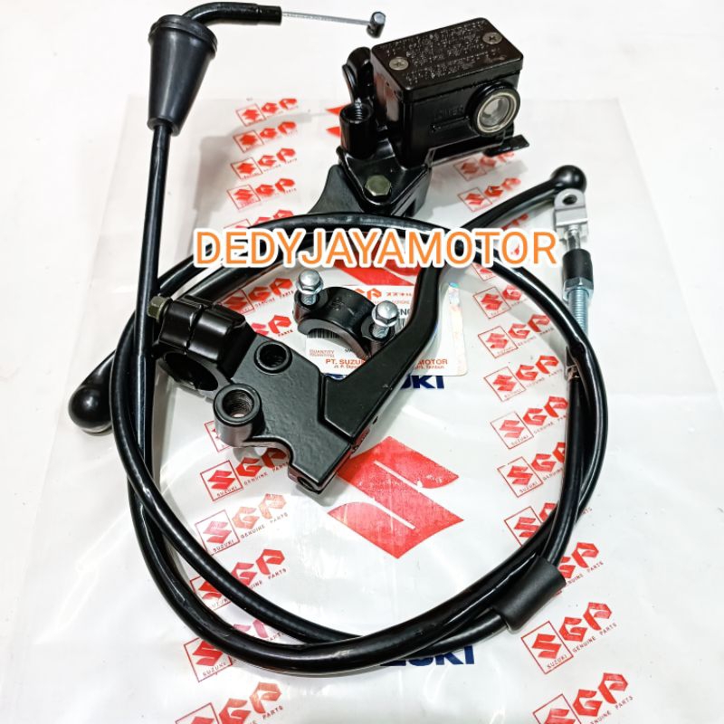 Master Rem Atas Assy Thunder 125 new Sepaket + Kabel Kopling + dudukan spion kiri + handle kopling Suzuki Thunder 125 new harga 1set