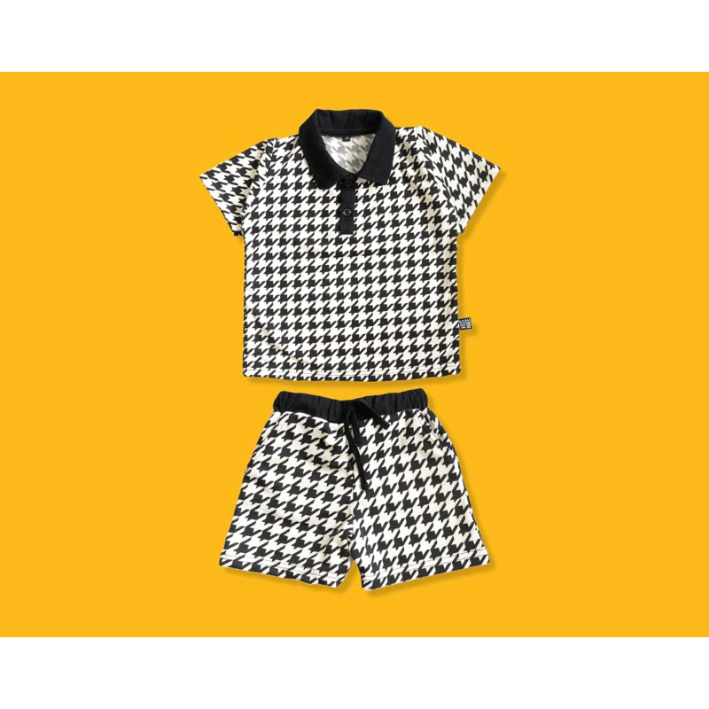 RACHIDKIDS / SETELAN ANAK HOUNDSTOOTH / HOUNDSTOOTH SET