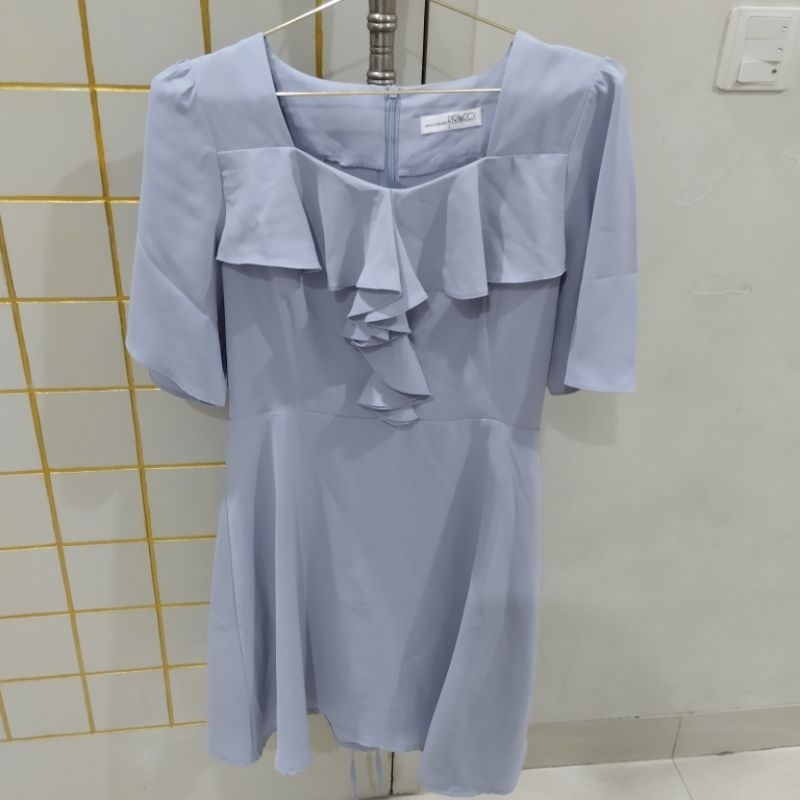 dress preloved Korea warna lilac