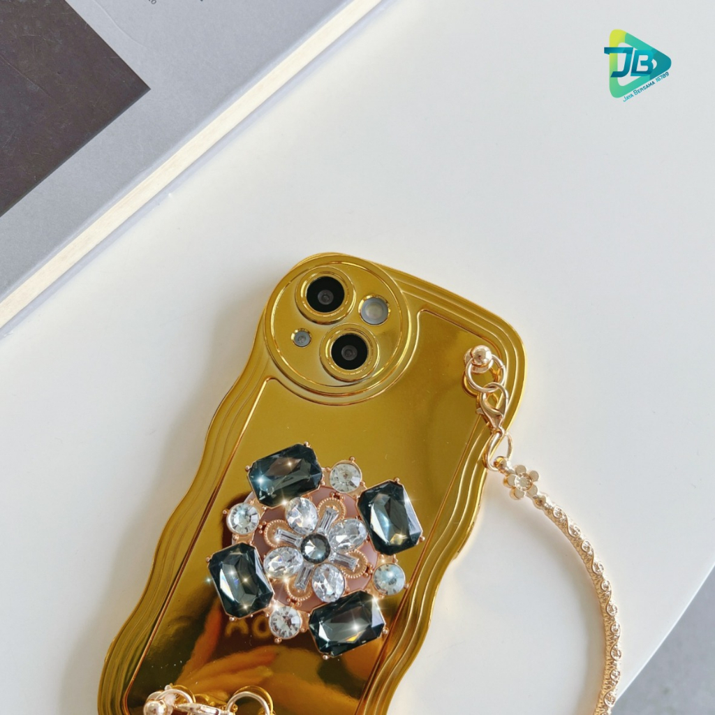 CASE WAVE MODEL TAS JINJING POPSOCKET 3D STAND GOLD FOR VIVO Y02 Y12 Y15 Y17 Y22 Y22S Y15S Y01 Y15A Y16 Y21S Y33S Y32 Y33S Y20 Y20S Y12S Y20I Y30 Y50 Y30I Y91 Y93 Y95 Y91C Y1S JB8945