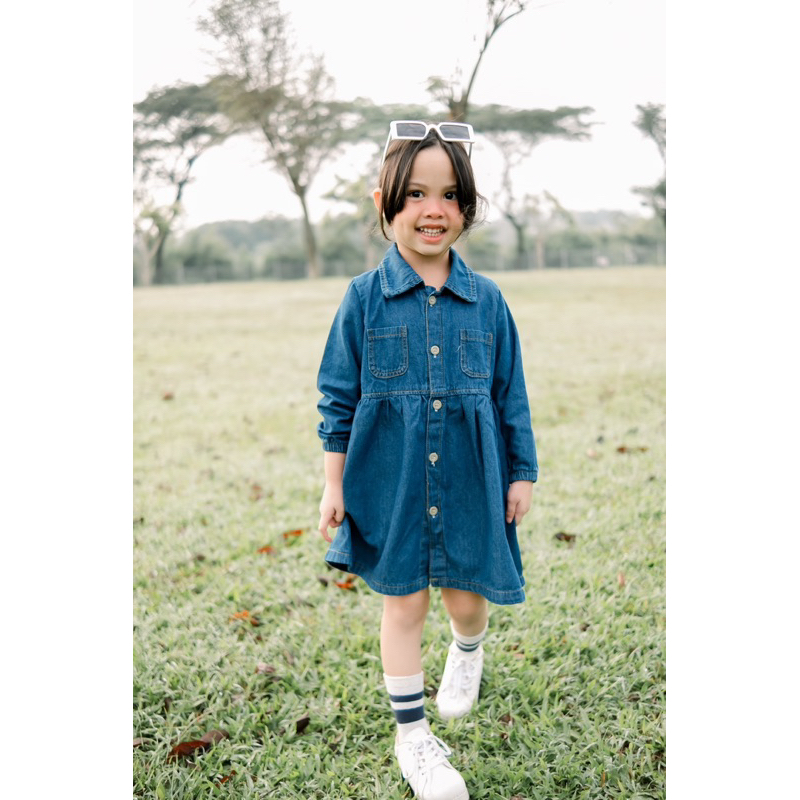 RACHIDKIDS / DRESS JEANS ANAK / JENNI DRESS DENIM