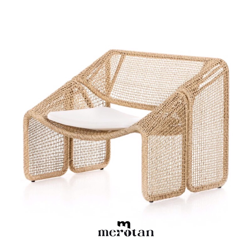 Sofa Santai Rotan Sintetis / Kursi Santai Rotan Sintetis