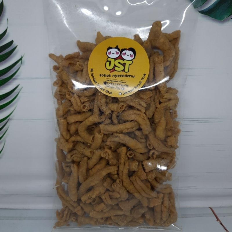 

[1kg] Kripik usus Kripsus Crepsus Usus Crispy Jember Snack Time