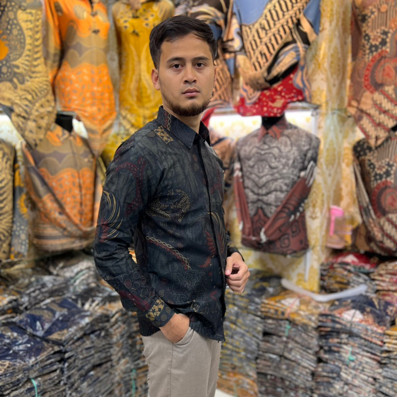 Batik SLIMFIT PREMIUM PRIA SETYA BUNAYYASTORE PRABU LASKALA