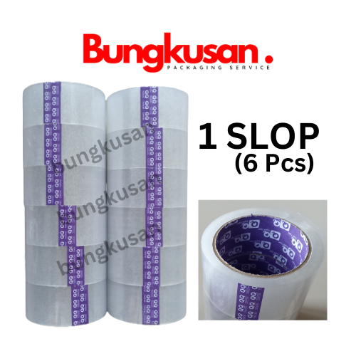 

LAKBAN BENING QQ PREMIUM 2inch 72yard LENGKET MAKSIMAL 1SLOP ISI 6PCS SUPER LENGKET HARGA EKONOMIS
