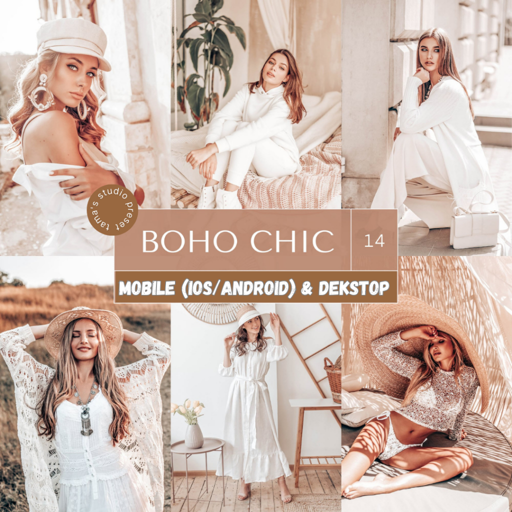 14 Boho Chic Mobile &amp; Desktop Presets