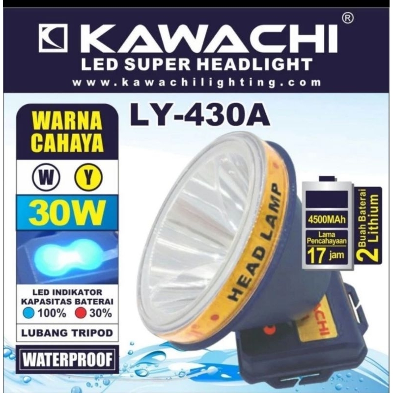 Senter kepala Kawachi LY 430A 30 watt