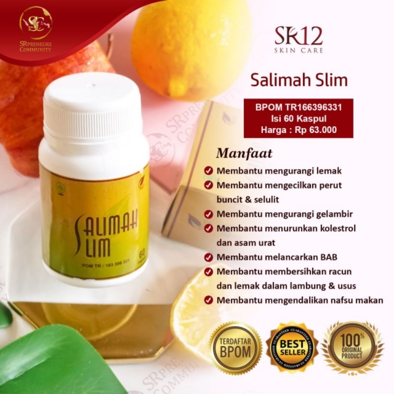 SALIMAH SLIM/OBAT DIET/DIET HERBAL/PELANGSING