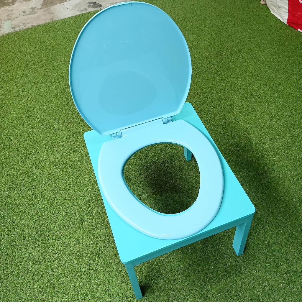 WC TOILET DUDUK KURSI TOILET RANGKA BESI PORTABLE