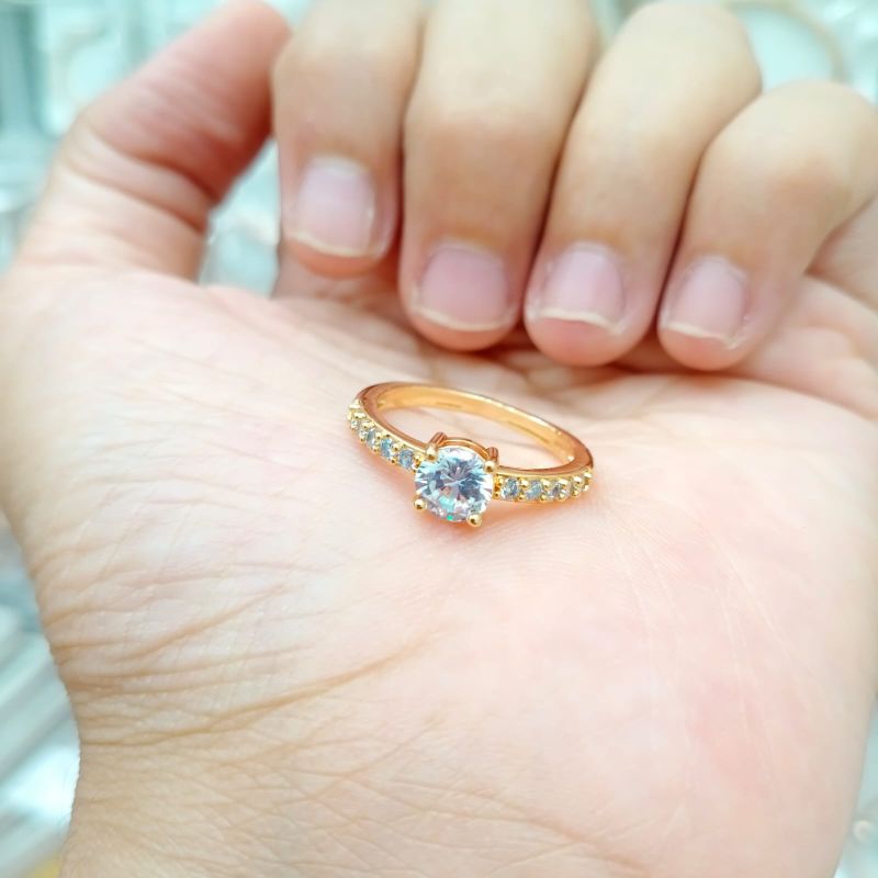 Cincin Wanita Mata Satu Xuping