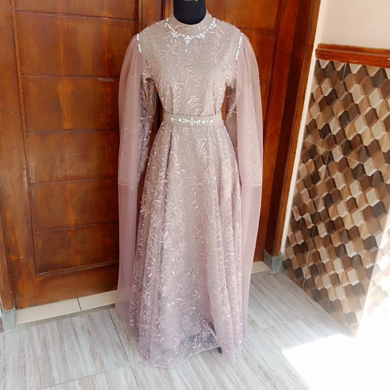 gaun terbaru gaun pesta muslim gaun formal wedding dress gamis muslim gamis kondangan gamis lamaran