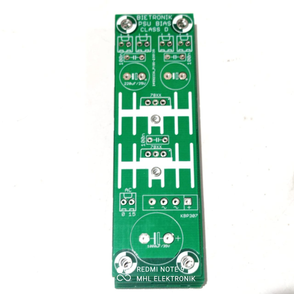 PCB PSU BIAS Class D Double layer