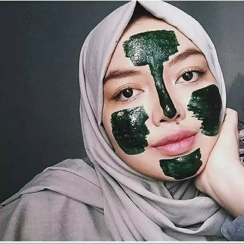 MASKER SPIRULINA ISI 100 PCS