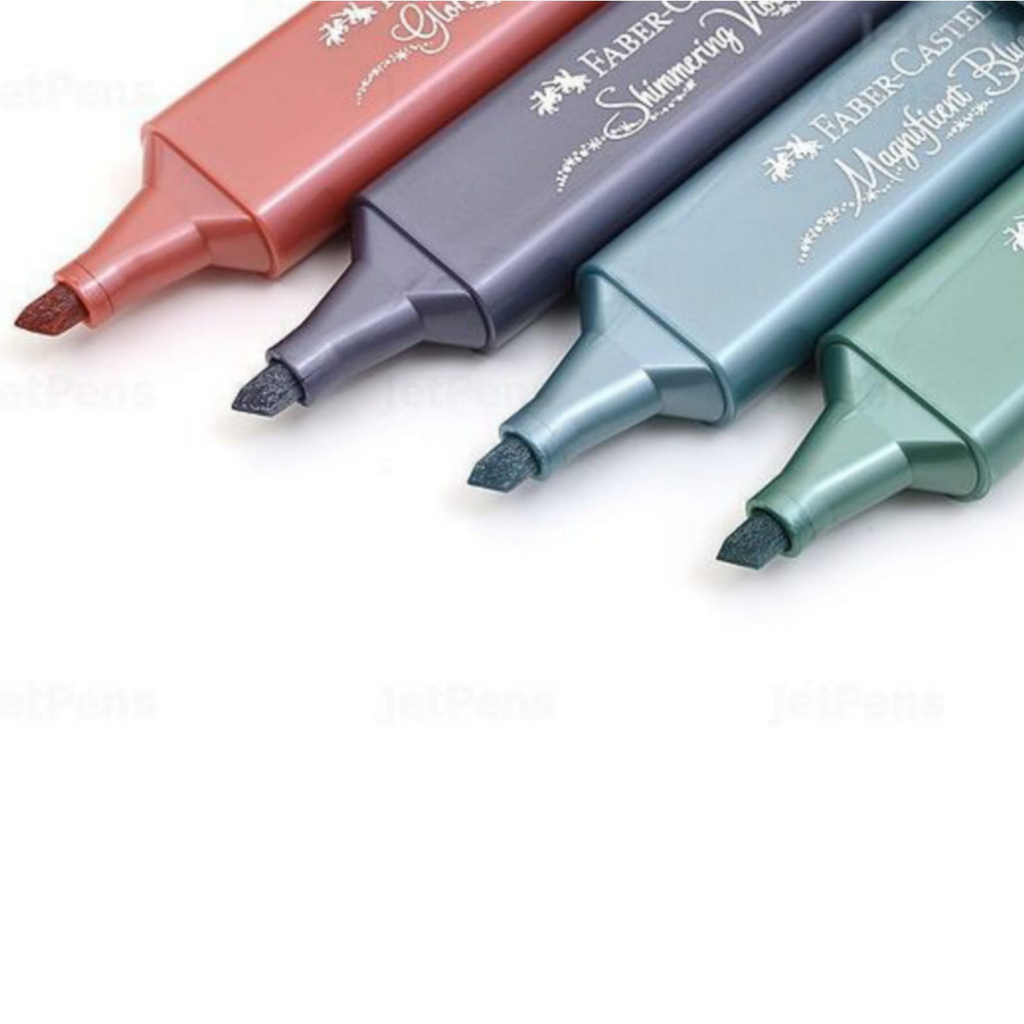 Highlighter Faber Castell Textliner 46 Metallic Shimerring Violet