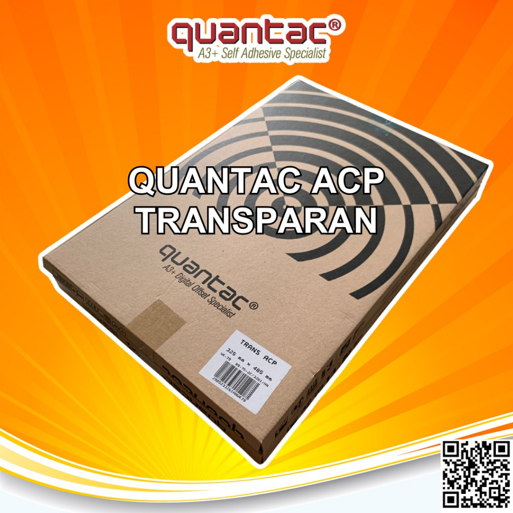 Quantac ACP Sticker Vinyl Laser Toner A3+ Stiker Print n Cut - PACK