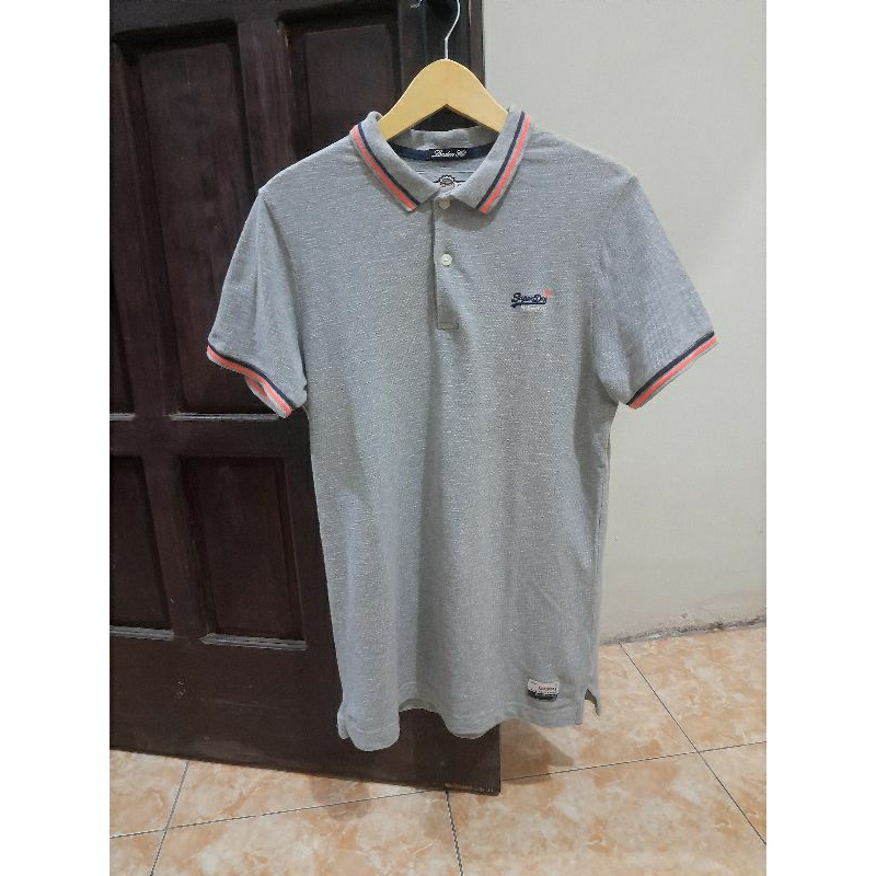 kaos polo superdry original preloved